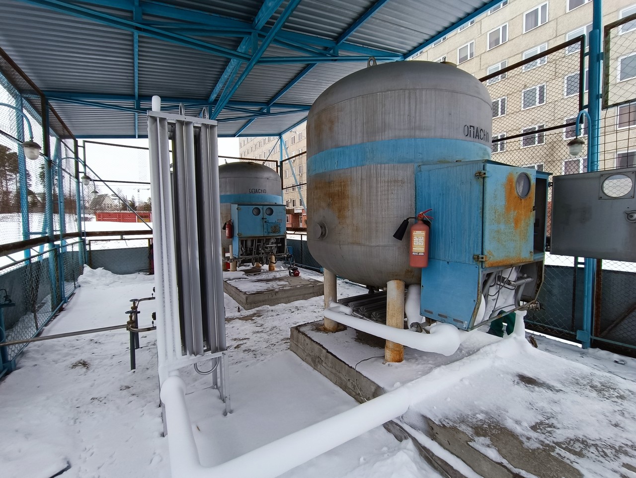 Замена испарителей атмосферных кислородных