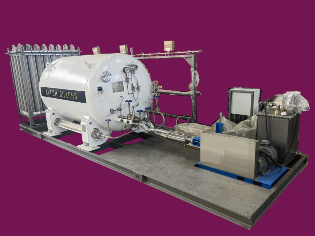 комплекс на базе газификационной установки ГУ-2/20 для аргона