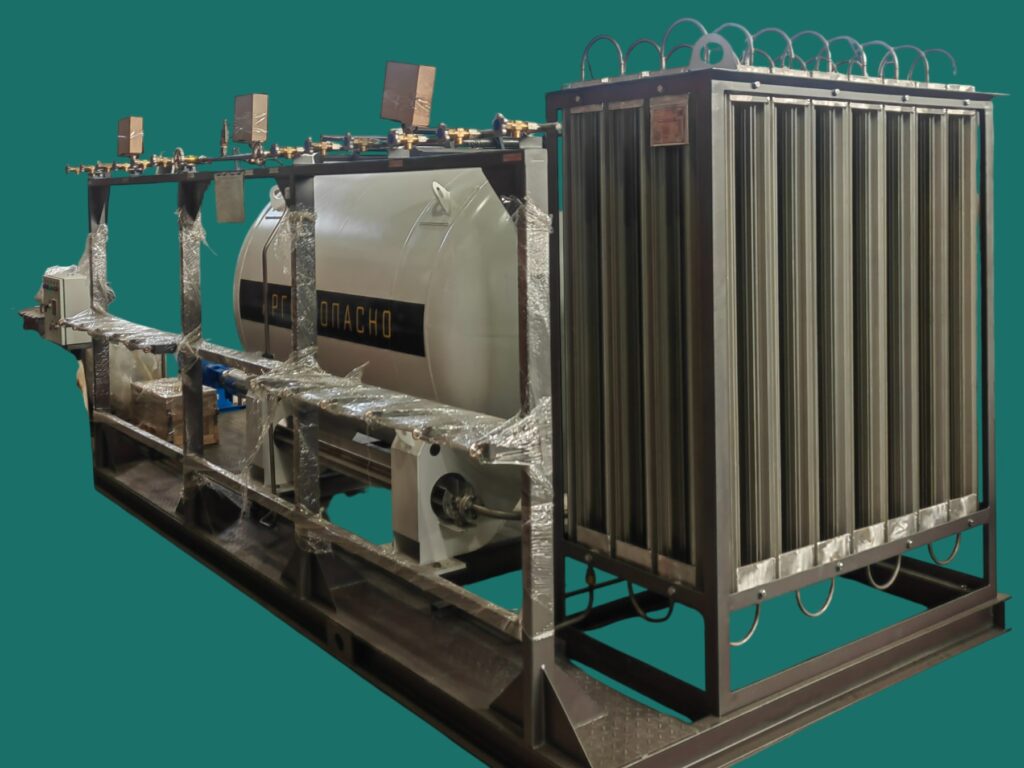 комплекс для заправки баллонов аргоном, пермь спецкриогаз